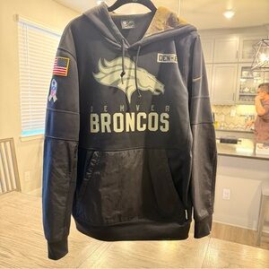 NFL Black Dri-FIT OnField Apparel Pullover Hoodie